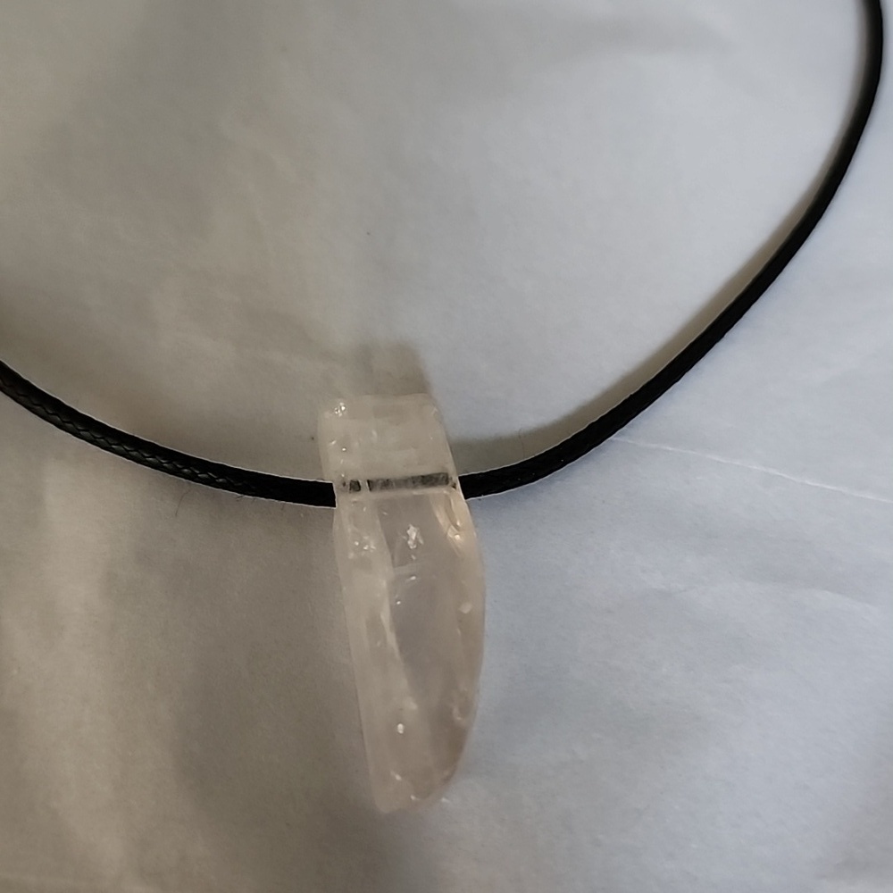 Rose Quartz Choker Necklace Untested NWT